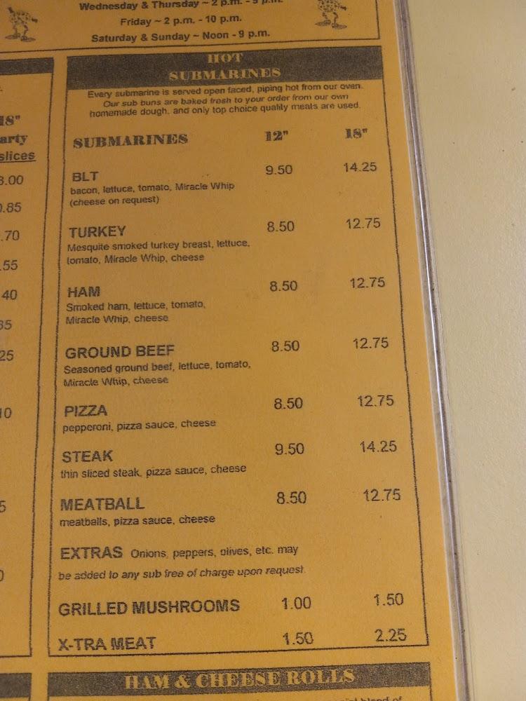 Bobbie's Pizza Menu image 4